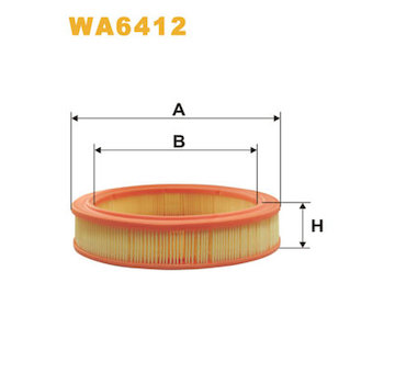 Vzduchový filtr WIX FILTERS WA6412