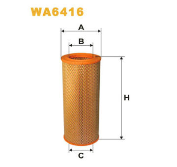 Vzduchový filter WIX FILTERS WA6416