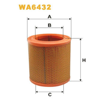 Vzduchový filtr WIX FILTERS WA6432