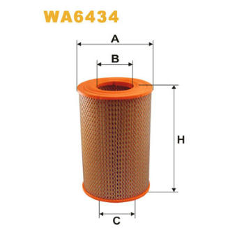 Vzduchový filtr WIX FILTERS WA6434