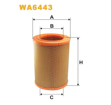 Vzduchový filtr WIX FILTERS WA6443