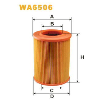 Vzduchový filtr WIX FILTERS WA6506