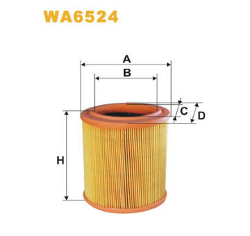 Vzduchový filtr WIX FILTERS WA6524