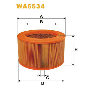 Vzduchový filter WIX FILTERS WA6534