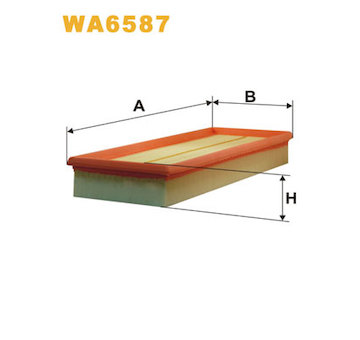 Vzduchový filtr WIX FILTERS WA6587