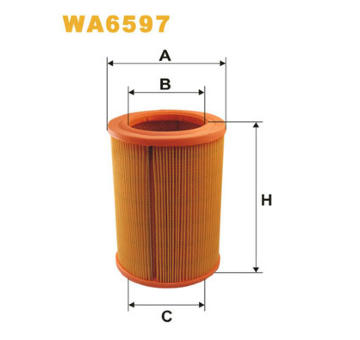 Vzduchový filter WIX FILTERS WA6597