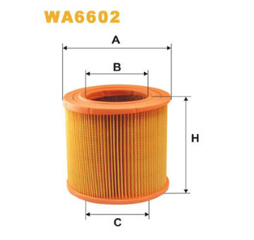 Vzduchový filtr WIX FILTERS WA6602