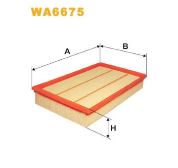 Vzduchový filtr WIX FILTERS WA6675