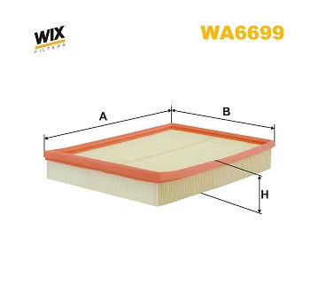 Vzduchový filter WIX FILTERS WA6699