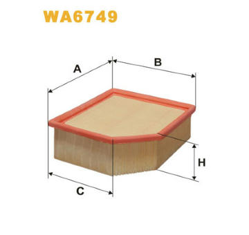 Vzduchový filtr WIX FILTERS WA6749