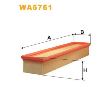 Vzduchový filter WIX FILTERS WA6761