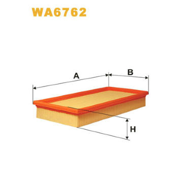 Vzduchový filter WIX FILTERS WA6762