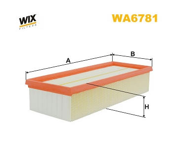 Vzduchový filter WIX FILTERS WA6781