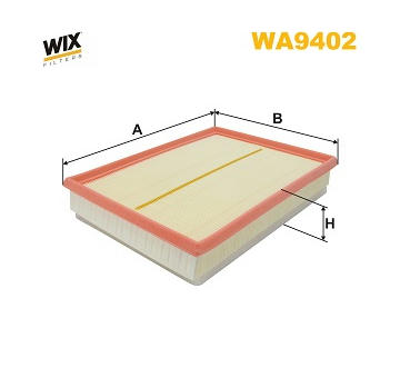 Vzduchový filter WIX FILTERS WA9402