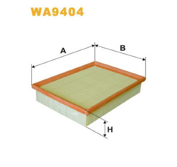 Vzduchový filtr WIX FILTERS WA9404