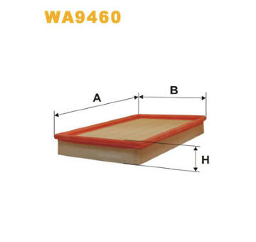 Vzduchový filter WIX FILTERS WA9460