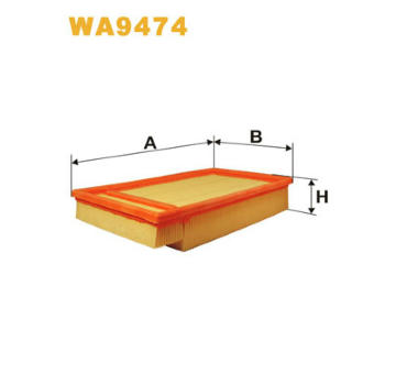 Vzduchový filtr WIX FILTERS WA9474