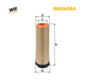 Vzduchový filtr WIX FILTERS WA9484
