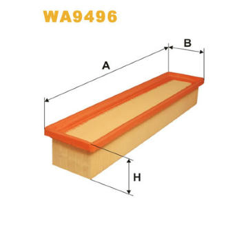 Vzduchový filtr WIX FILTERS WA9496