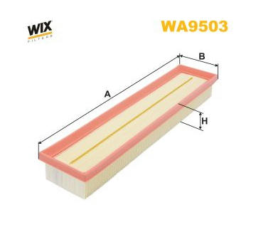 Vzduchový filtr WIX FILTERS WA9503
