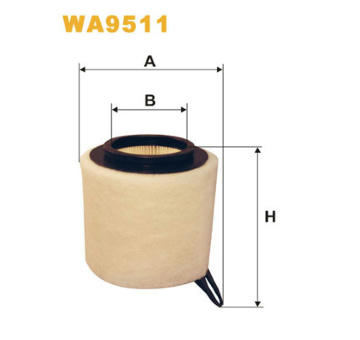 Vzduchový filtr WIX FILTERS WA9511