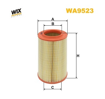 Vzduchový filtr WIX FILTERS WA9523