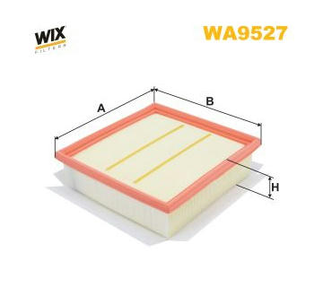 Vzduchový filtr WIX FILTERS WA9527