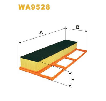 Vzduchový filter WIX FILTERS WA9528