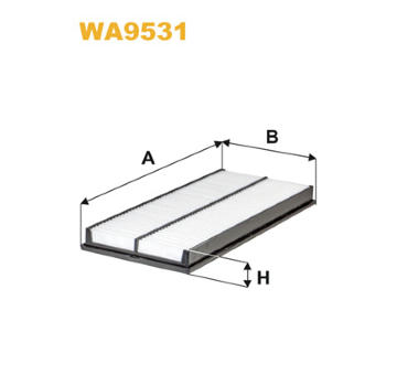 Vzduchový filtr WIX FILTERS WA9531