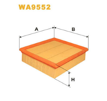 Vzduchový filter WIX FILTERS WA9552