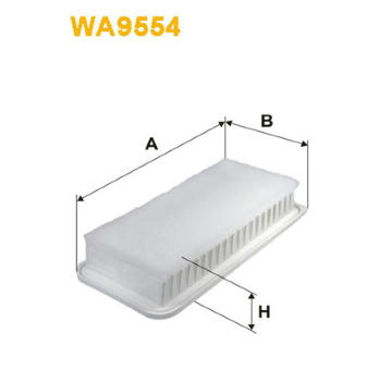 Vzduchový filter WIX FILTERS WA9554
