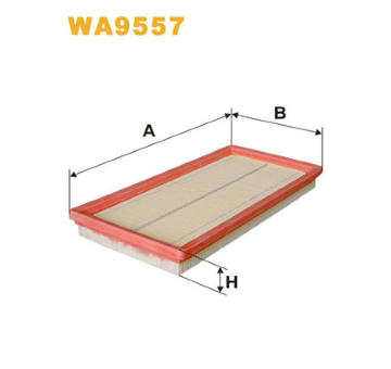 Vzduchový filter WIX FILTERS WA9557