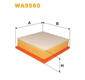 Vzduchový filtr WIX FILTERS WA9560
