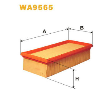 Vzduchový filtr WIX FILTERS WA9565