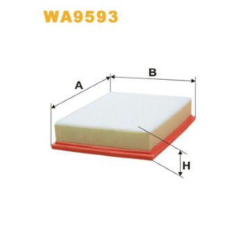 Vzduchový filtr WIX FILTERS WA9593