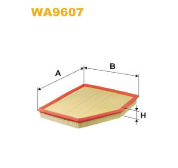 Vzduchový filtr WIX FILTERS WA9607