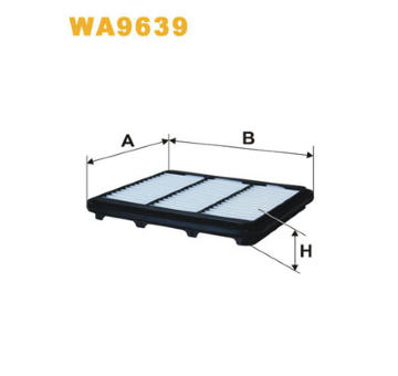 Vzduchový filter WIX FILTERS WA9639