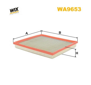 Vzduchový filtr WIX FILTERS WA9653