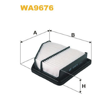 Vzduchový filtr WIX FILTERS WA9676