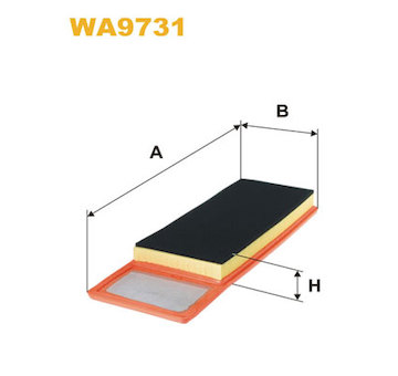 Vzduchový filtr WIX FILTERS WA9731