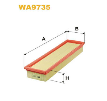 Vzduchový filter WIX FILTERS WA9735