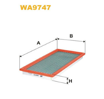 Vzduchový filtr WIX FILTERS WA9747