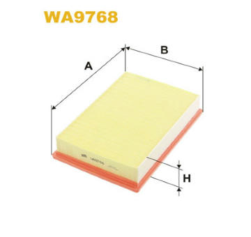 Vzduchový filtr WIX FILTERS WA9768
