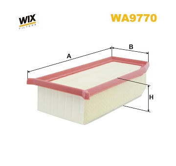 Vzduchový filtr WIX FILTERS WA9770