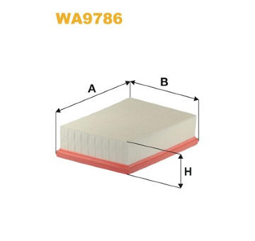 Vzduchový filtr WIX FILTERS WA9786