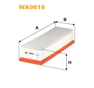 Vzduchový filtr WIX FILTERS WA9816