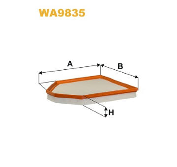 Vzduchový filtr WIX FILTERS WA9835