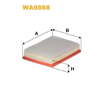 Vzduchový filtr WIX FILTERS WA9868