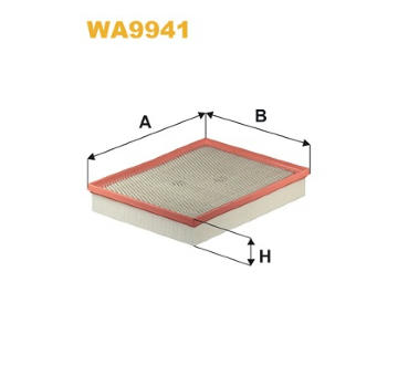 Vzduchový filtr WIX FILTERS WA9941