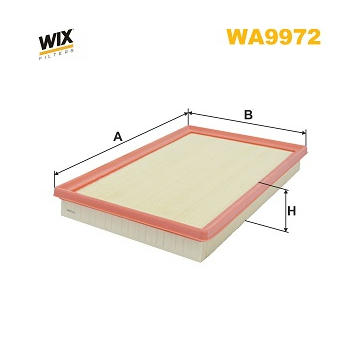 Vzduchový filtr WIX FILTERS WA9972